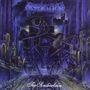 "Dissection" oben, "The Somberlain" unten. Illustration: Dunkler Kutscher auf Friedhof mit blauen Tönen und Grabsteinen.