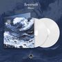 Text: "Severoth" und "Waves". Zwei weiße Schallplatten neben einem Cover, das tobende Wellen zeigt.