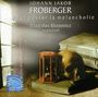 Text: Johann Jakob Froberger, pour passer la mélancholie, Władysław Kłosiewicz, harpsichord. Bücher, Totenschädel, Sanduhr.