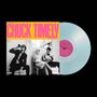 Cover mit gelbem Hintergrund, rosa Schrift "CHUCK TIMELY". Schwarz-weiß Foto: Drei Personen, eine trinkt. Vinyl-Platte.