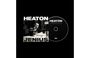 Texte: "HEATON", "JENIUS", "EMI". Albumcover mit Person an einem Tisch und einer CD daneben.
