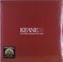 „KEANE 20 LIVE FROM MEXICO CITY 2024“ auf rotem Hintergrund, unten links kleineres Logo.
