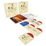 "The Who by Numbers" Deluxe Ausgabe, enthält CDs mit illustrierten Covern und ein offenes Buch mit Konzertfoto.