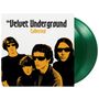 "The Velvet Underground Collected" steht oben. Vier Personen mit Sonnenbrillen sind grafisch in Schwarz und Gelb dargestellt.