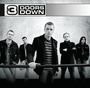 "3 Doors Down" steht oben links. Fünf Männer in dunkler Kleidung lehnen an einem Geländer vor einer Steinwand.