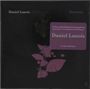 "Daniel Lanois Belladonna Nocturne" in lila Textbox. Schwarzer Hintergrund mit rosa Blumenillustration.