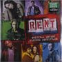 "Rent: Original Motion Picture Soundtrack". Verschiedene Porträtbilder in einem kreativen, bunten Layout.