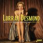 "Lorrae Desmond. Meet Lorrae Desmond. Selected Singles 1954-1960." Frau im eleganten Kleid vor einem Vorhang.