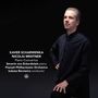 Texte: Xaver Scharwenka, Nicolai Medtner, Piano Concertos, Severin von Eckardstein, Poznań Philharmonic Orchestra, Łukasz Borowicz. Ein Mann in schwarzem Hemd steht mit ernster Miene vor dunklem Hintergrund.