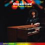 "Organ-ized: Slow Dance & Soul" steht groß. Darunter bunte Lichter, eine Frau in Pailletten und spielende Hände an einer Orgel.