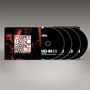 Text: "PORTION CONTROL 1983-86 HIT THE PULSE TO PURGE", "1983-86.1.1", "2", "3", "4".  
Boxset mit CDs in Schwarz-Weiß und Rot.