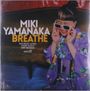 Text: "MIKI YAMANAKA BREATHE" und Namen darunter. Frau in violettem Kimono, lächelnd, mit Sonnenbrille.