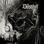 "The Dustfall: The Everlasting Shadows" in gotischer Schrift, düstere Illustration mit Schädelmotiv und Silhouetten.
