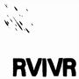 Text unten: "RVIVR". Oben links schwarze Farbspritzer auf weißem Hintergrund.