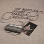 "The Bootleg Sounds of Marshall Crenshaw". Kassettenband, Kassette mit "1984-1989" und Foto eines Gitarristen.