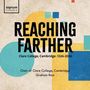 "Reaching Farther, Clare College, Cambridge: 1326-2026, Choir of Clare College, Cambridge, Graham Ross." Geometrische Formen.