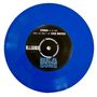 "STEREO AT ITS BEST... WHEN YOU HEAR IT ON COLD BUSTED", "PEA", "SONS", "AKSHIN ALIZADEH". Blaue Vinyl-Schallplatte.