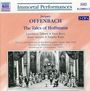 "Immortal Performances" steht oben, darunter Jacques Offenbachs "The Tales of Hoffmann". Schwarz-weißes Opernbühnenfoto unten.