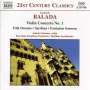Leonardo Balada: Violinkonzert Nr.1, CD
