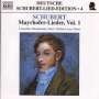 Franz Schubert: Lieder "Mayrhofer-Lieder" Vol.1, CD