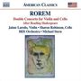 Ned Rorem (1923-2022): Konzert für Violine, Cello & Orchester, CD