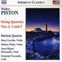 Walter Piston: Streichquartette Nr.1,3,5, CD