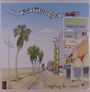 "Jack's Mannequin", "Everything in Transit". Illustration von einem Strand mit Palmen und einer Promenade.