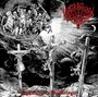 Logo oben rechts; Titel: "Nightmare Reaping" unten. Illustration: Kreuzigungsszene, im Hintergrund Reiter auf Wolken.