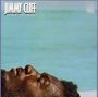 Text "Jimmy Cliff" oben links. Gesicht einer Person, entspannt, vor einem blauen Hintergrund.