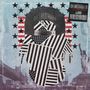 Text: "ROCAMERIKKKA" auf Kappe, "ROC AMERIKKKA III" oben rechts. Collage mit US-Flagge, Freiheitsstatue im Hintergrund.
