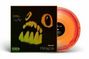 Text: "STOP CJ FLY", "PIRANHA", "Deluxe", "Parental Advisory". 
Illustration: Ein fischähnliches Wesen mit großen Augen. 
Vinyl: Orange und pink.