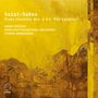 Saint-Saëns, Piano Concertos Nos. 2 & 5 'The Egyptian'. Simon Trpčeski, Royal Scottish National Orchestra, Thomas Søndergård. Gelbe Textur.