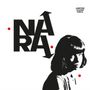 Text: "NA RA", "Limited Clear Vinyl". Schwarz-weißes Porträt einer Frau mit Pony, roter Punktdeko.