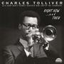 "Charles Tolliver, with Gary Bartz, Herbie Hancock, Ron Carter, Joe Chambers. Right Now ….and Then."  
Mann spielt Trompete im Anzug.