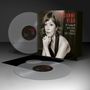"SUZANNE VEGA, An Evening of New York Songs and Stories." Zwei graue Schallplatten, Portrait einer Frau auf dem Cover.