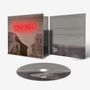 Text vorne: "the church" in leuchtendem Rot.  
Hintergrund: Landschaft mit Schluchten.  
CD-Hülle: Grautöne, Text im Inneren und auf der CD.