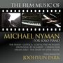 "The Film Music of Michael Nyman" und "Performed by Joohyun Park" sind erwähnt. Pianist und Klavier in Filmszenenstil.