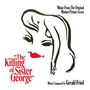 „The Killing of Sister George“, Musik komponiert von Gerald Fried. Künstlerische Illustration eines stilisierten Gesichts und Körpers.