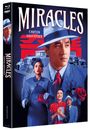 "MIRACLES", "CANTON GODFATHER" auf dem Cover. Illustration: Mann im Anzug mit Hut, Frau mit Rose, Oldtimer im Hintergrund.