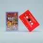 Text: "Worst Christmas Ever! The Best of the Worst Christmas Music."

Produkt: Rote Audiokassette, bunte Hülle.