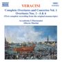 Francesco Maria Veracini: Sämtliche Ouvertüren & Konzerte Vol.1, CD