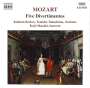 Wolfgang Amadeus Mozart: Divertimenti KV 439b Nr.1-5, CD