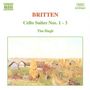 Benjamin Britten (1913-1976): Suiten für Cello solo Nr.1-3 (opp.72,80,87), CD