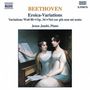 "BEETHOVEN Eroica-Variations" oben. Zwei Frauen am Klavier in einem Gemälde darunter, elegant gekleidet.