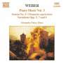 Carl Maria von Weber: Klavierwerke Vol.3, CD