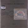 Text: "GREENSKY BLUEGRASS", "KALAMAZOO MICHIGAN 2000", "XXV". Eine Briefmarke mit Auto und 25 als Design.