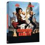 "Shanghai Knights" in roter Schrift. Zwei Männer springen dynamisch vor dem Big Ben. Actionreiche Filmillustration.