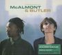 Text: "THE SOUND OF... McALMONT & BUTLER. SPECIAL 2CD SET." Zwei Personen blicken in unterschiedliche Richtungen.