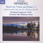 Christian Sinding: Werke für Violine & Klavier Vol.1, CD