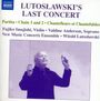 Witold Lutoslawski: Lutoslawski's Last Concert, CD